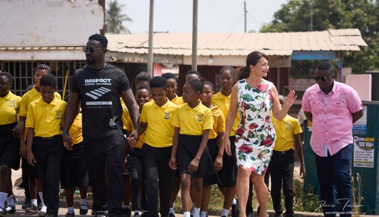 Kobby Kyei Constructs Zebra Crossing At Sowutuom With Norwegian Embassy’s Support 1